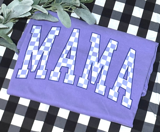 Mama Checkered Tee