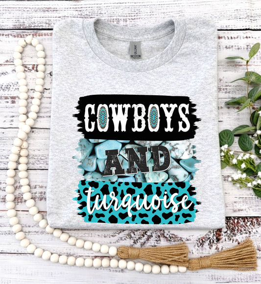Cowboys Turquoise Tee