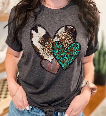 Western Hearts Tee