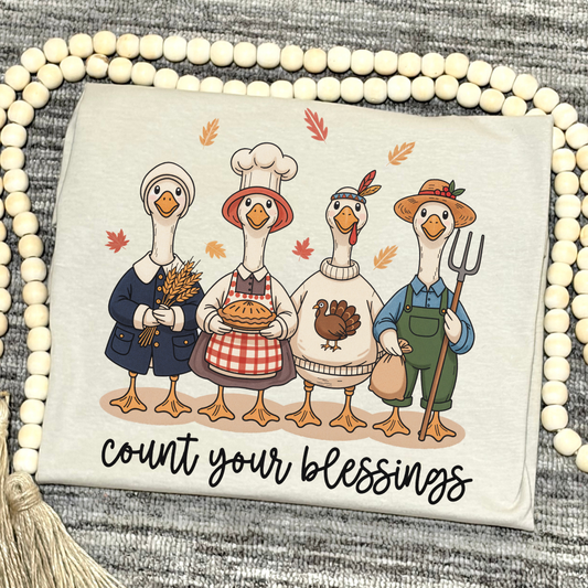 Fall count Your Blessings Tee