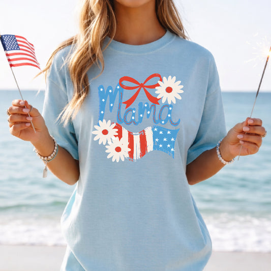 American Mama Bow Tee