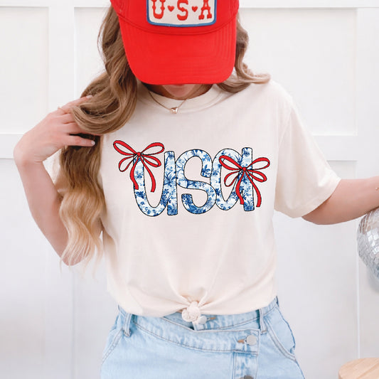 USA BOW TEE