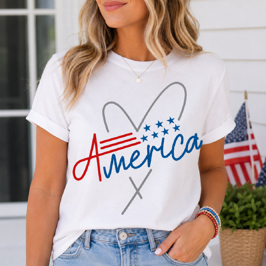 JULY 4TH AMERICA TEE